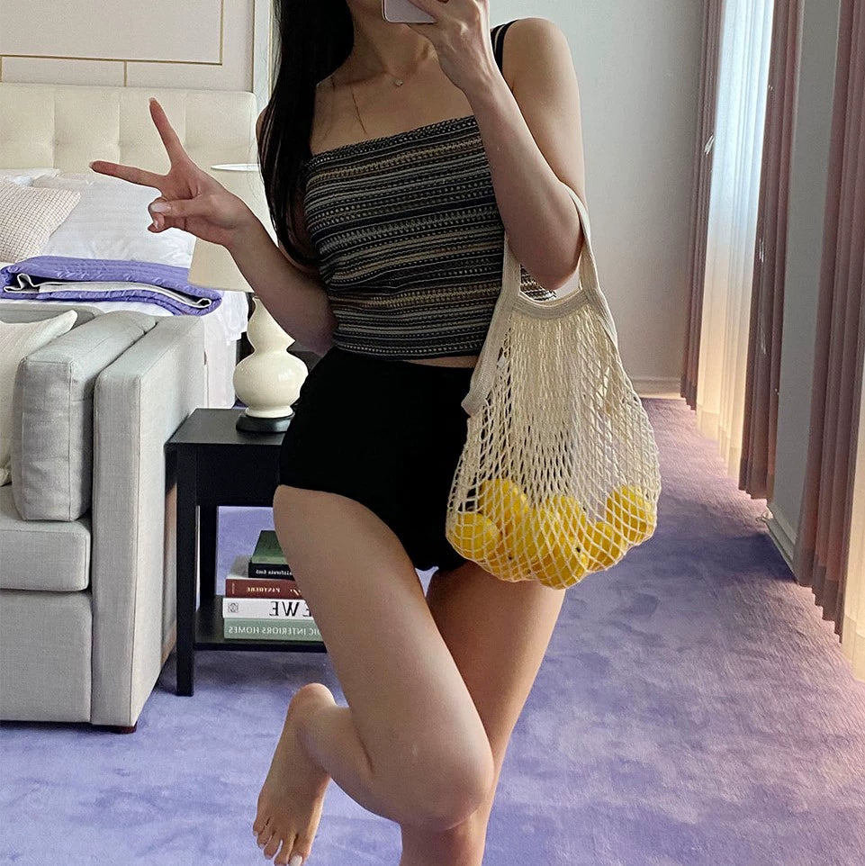 French Style 2024 New Swimsuit Female Split High Waist Pure Desire Wind Retro White Sexy Slimming Gather Seaside Vacation