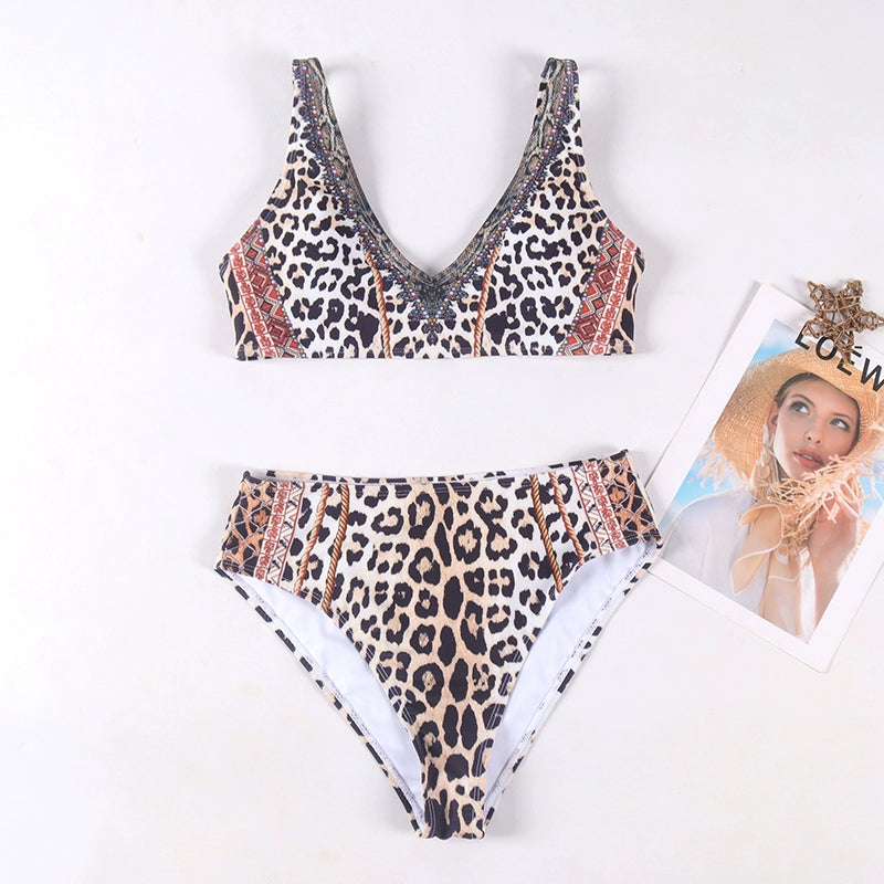 Small Discount Women's Bikini Separates Swimsuit Summer Sexy Small Chest Seaside Vacation Biniki Swimsuit
