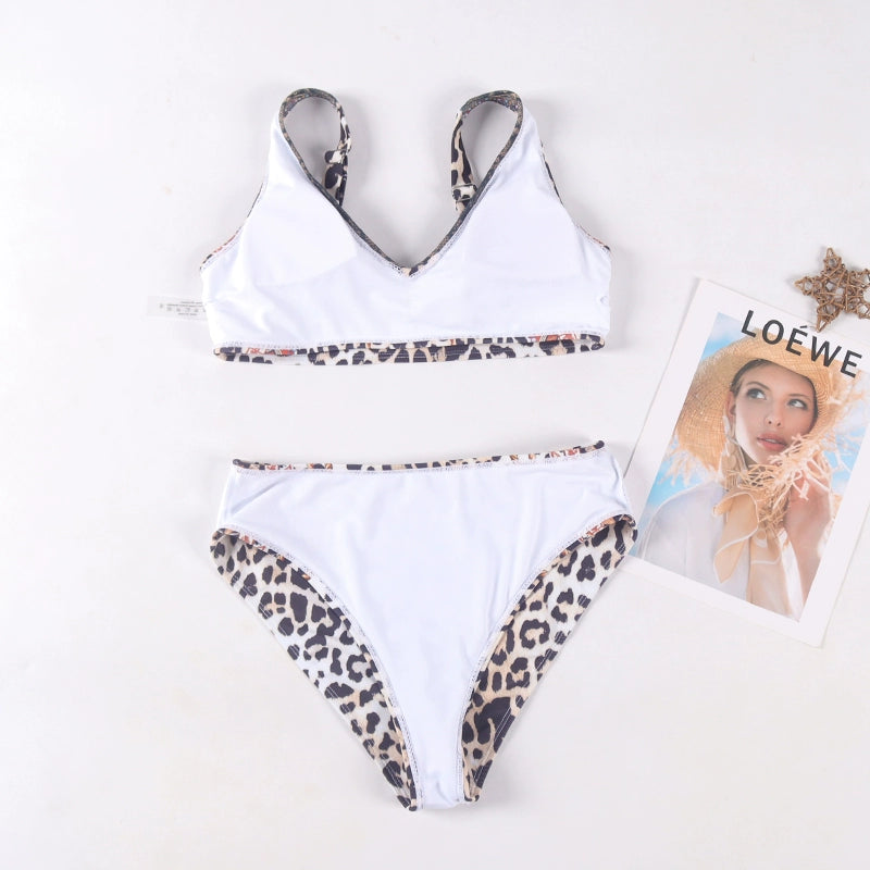 Small Discount Women's Bikini Separates Swimsuit Summer Sexy Small Chest Seaside Vacation Biniki Swimsuit