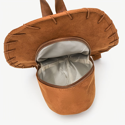Zanbee Toy Story Woody Cowboy Hat Backpack - Fun & Stylish Nylon Bag with Adjustable Straps, Perfect for Holidays and Birthdays, Casual Use, Secure Zipper Closure, Polyester Line
