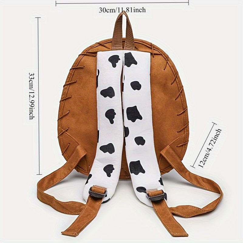 Zanbee Toy Story Woody Cowboy Hat Backpack - Fun & Stylish Nylon Bag with Adjustable Straps, Perfect for Holidays and Birthdays, Casual Use, Secure Zipper Closure, Polyester Line