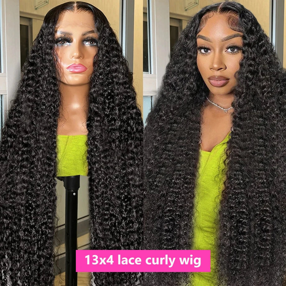 1-3 Days Fast Delivery 180 Density Wigs Human Hair 13x6 13x4 Transparent Lace Frontal Deep Wave Human Hair Wigs 5x5 Glueless Wig