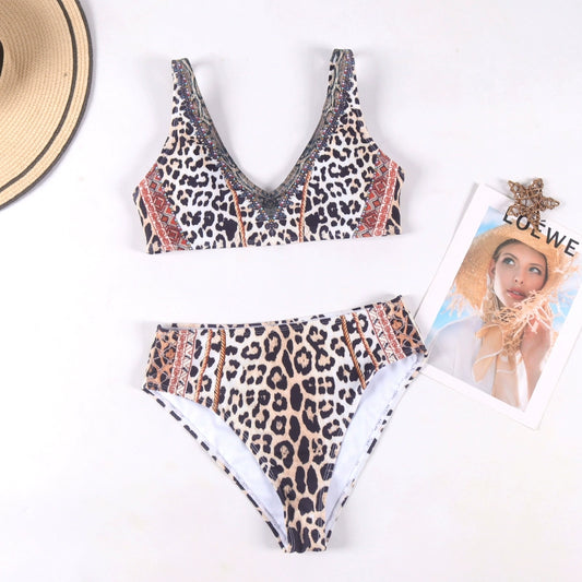 Small Discount Women's Bikini Separates Swimsuit Summer Sexy Small Chest Seaside Vacation Biniki Swimsuit