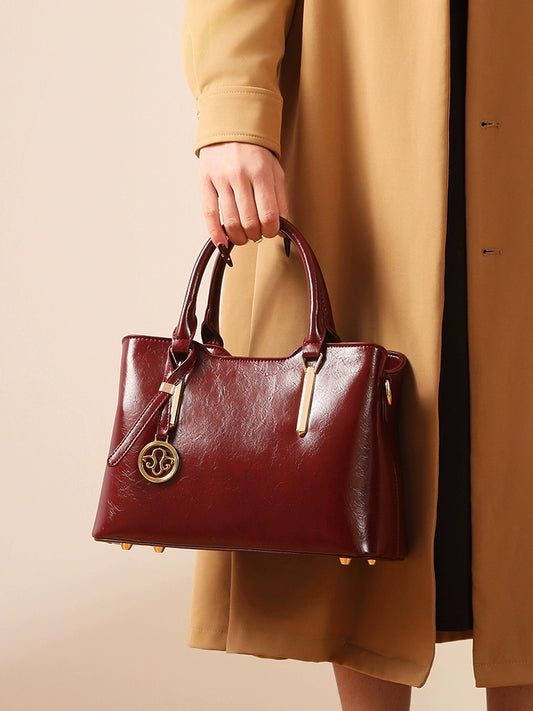 Bag Female Red Accessible Luxury Bridal Wedding Bag Gift Middle-Aged Lady Mother Handbag Daily Available Crossbody Bag