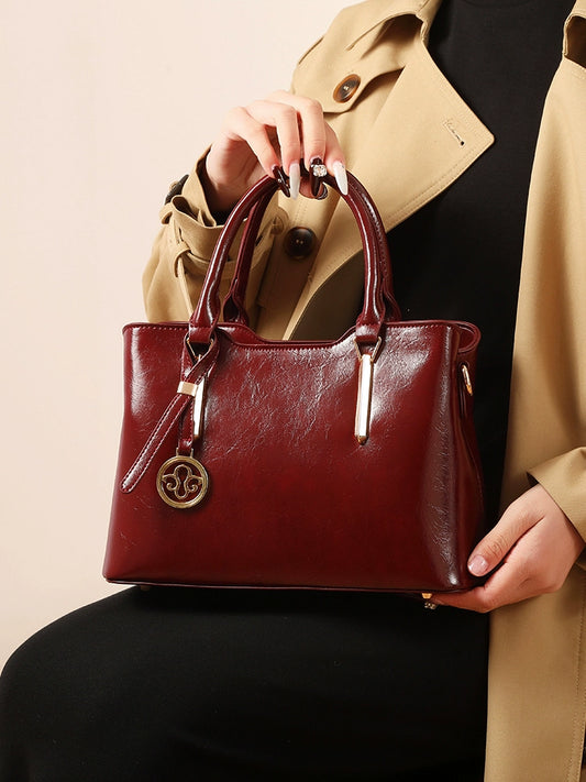 Bag Female Red Accessible Luxury Bridal Wedding Bag Gift Middle-Aged Lady Mother Handbag Daily Available Crossbody Bag