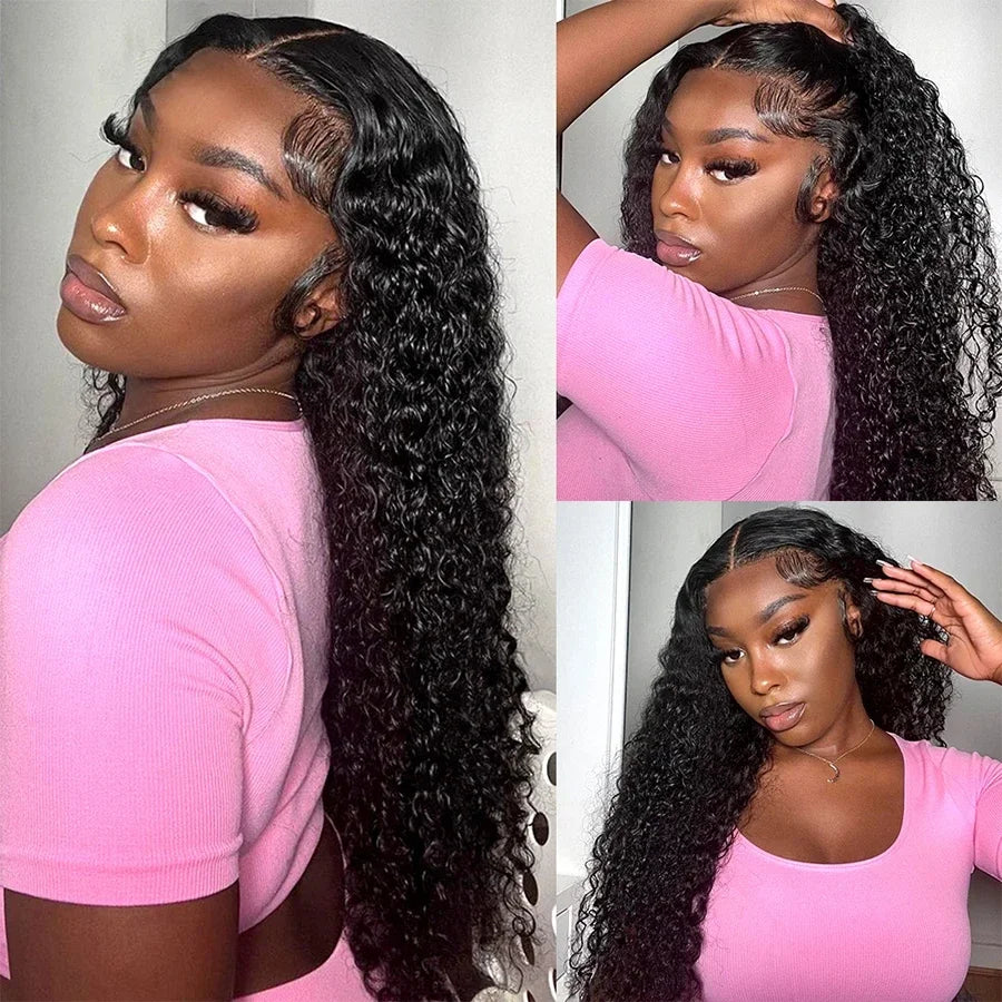 1/3/4 Bundles  Deep Wave Hair 100% Human Hair Bundles Unprocessed Human Hair Extensions Deep Wave Bundles Natural Black Women