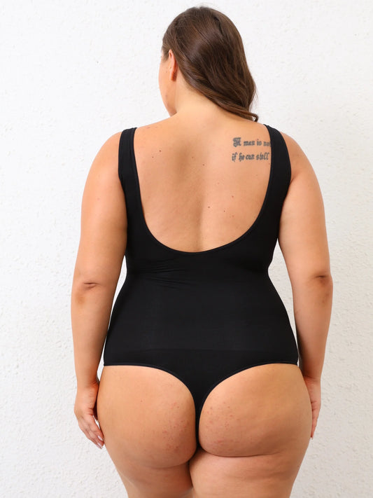 Large size body sculpting one-piece hip-lifting seamless women's corset sling abdomen body-sculpting underwear