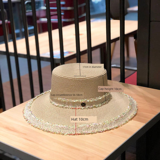 Women's Korean Travel Vacation Versatile Beach Hat Brim