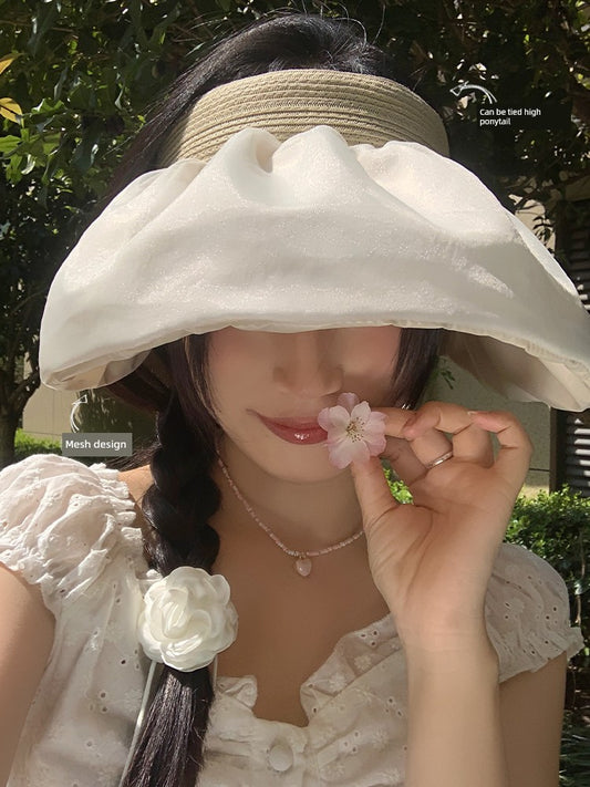 Women's Summer Vacation Seaside Foldable Shell Sun Hat