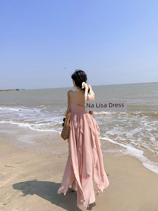 Sanya Tourist Sexy Strap Dress