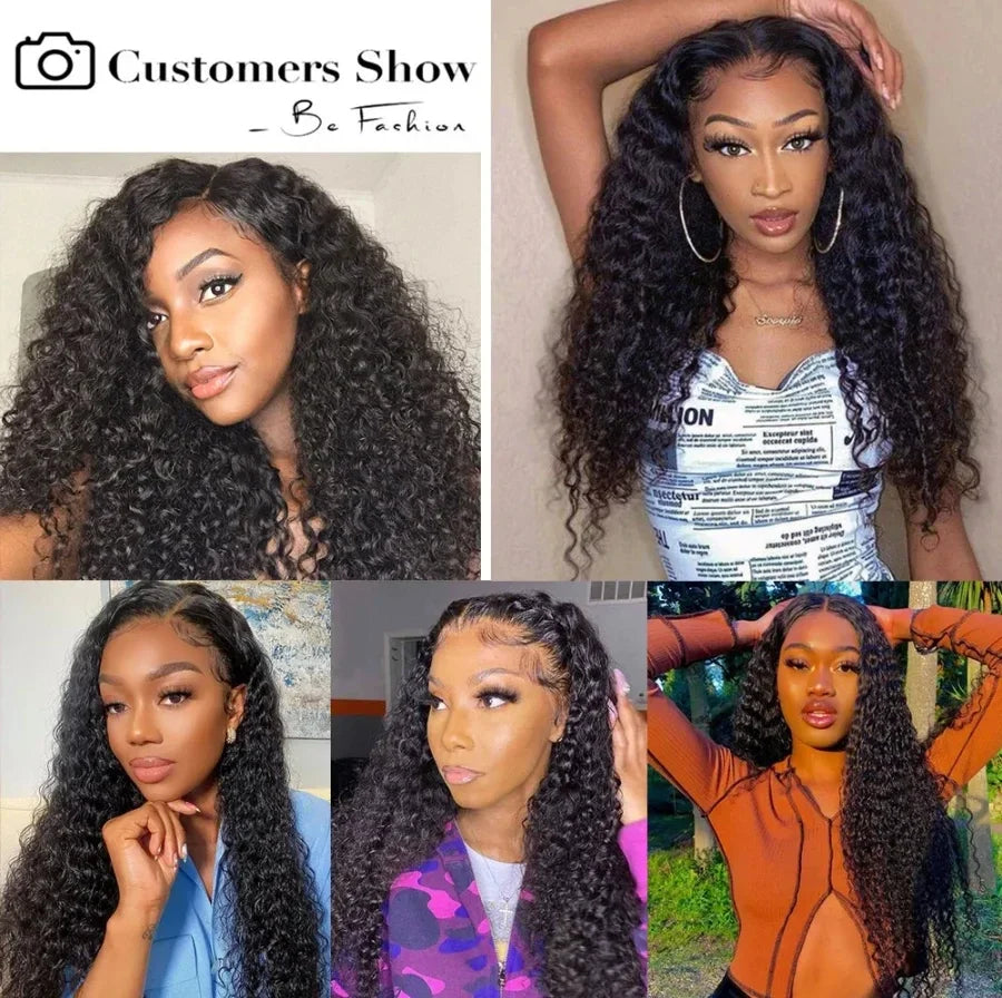 1/3/4 Bundles  Deep Wave Hair 100% Human Hair Bundles Unprocessed Human Hair Extensions Deep Wave Bundles Natural Black Women
